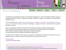 Tablet Screenshot of droguesetcultures2008.com